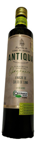 Vinagre De Caldo-de-cana Orgânico Antiqua 500ml