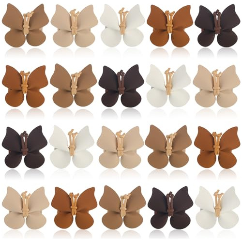 20 Piezas De Broches De Pelo De Mariposa De Imitación ...