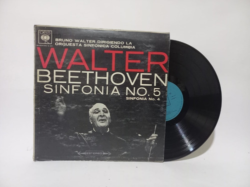 Disco Lp Bruno Walter / Bethoven Sinfonia N 5