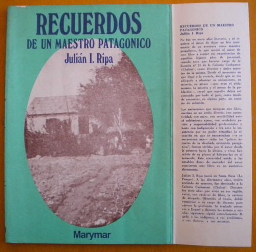 Ripa Julián I. / Recuerdos De Un Maestro Patagónico /marymar