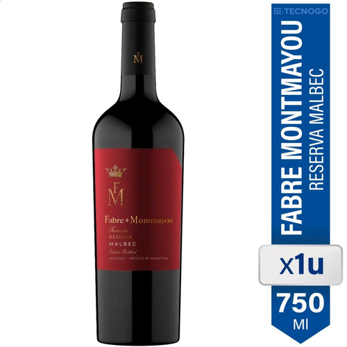 Vino Fabre Montmayou Terruño Reserva Malbec Tinto 01almacen