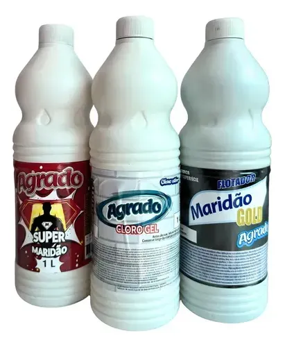 Kit Limpeza Completa Maridão Gold + Cloro + Super Maridão