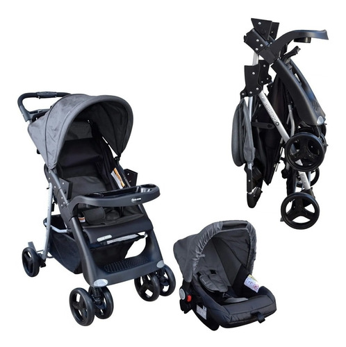 Coche Cuna Bebe Travel System Mega Baby Con Huevito Copahue