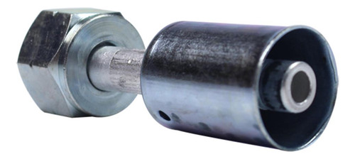 Conexão Radial Reta Fêmea 08mm Aluminio C Clip Universal A