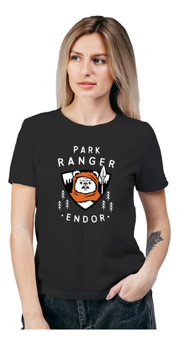 Polera Mujer Ewok Park Ranger Peliculas Algodón Wiwi