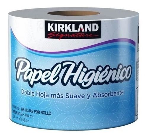 Imagen 1 de 3 de Papel Higiénico Kirkland Doble Hoja 425 Hojas Por Rollo