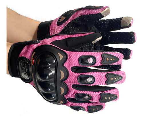 Guantes De Extricación Rescate Y Protecciones Probiker Rosa Talle M