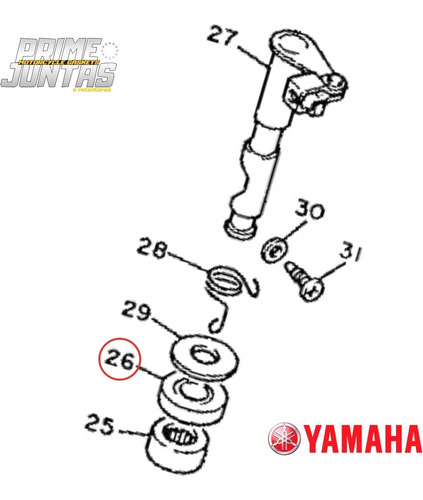 Retentor Da Embreagem Yamaha Dragstar 650 (1988-2008)