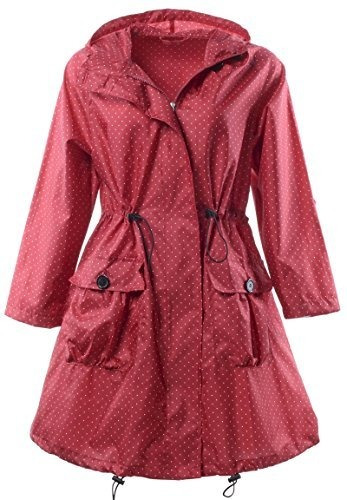 Impermeable Mujer Ligero Con Capucha