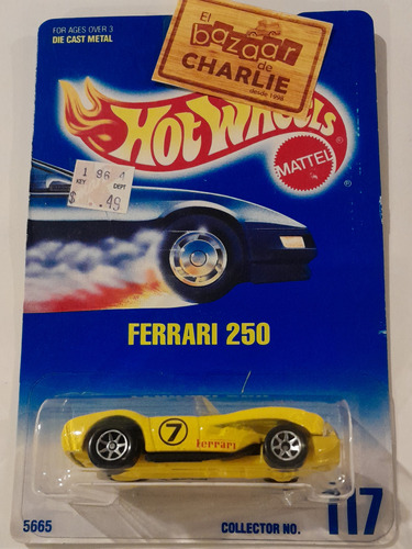 Hot Wheels | 1991 | Bluecard #117 | Ferrari 250 Amarillo