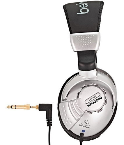 Auriculares Behringer HPS3000 negro y plateado