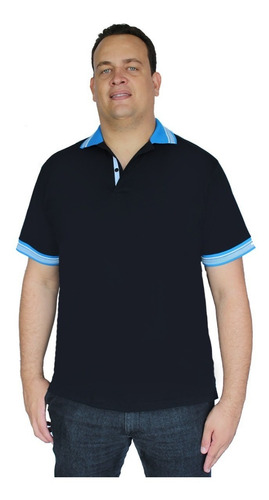 Imagem 9 de 9 de Camiseta Polo Plus Size Extra Grande Especialg2 G4 G5 G6 G7