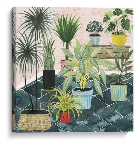 Canvas Lab Cuadro Jungla Moderna Ii 20x20, Grace Popp