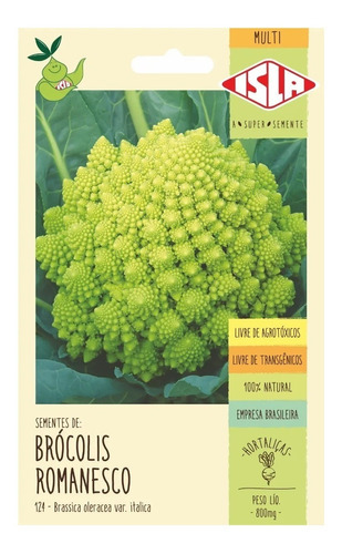 Sementes Couve-brócoli Romanesco Sem Agrotóxico Isla