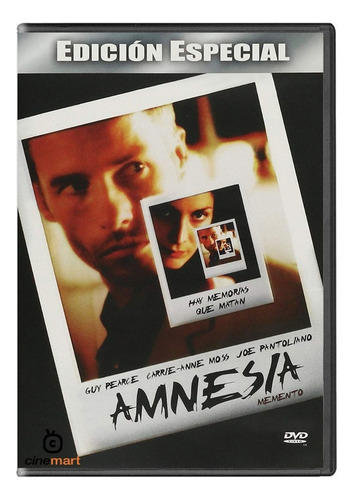 Amnesia Memento Christopher Nolan Filme DVD