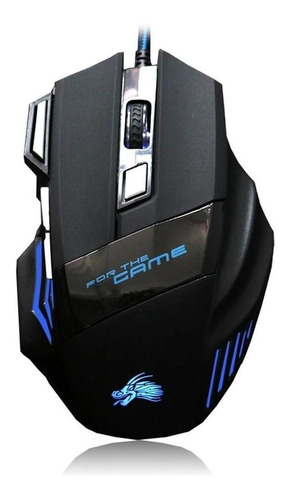 Mouse Usb Gamer 3000 Dpi Rgb Retroiluminado 7 Botones