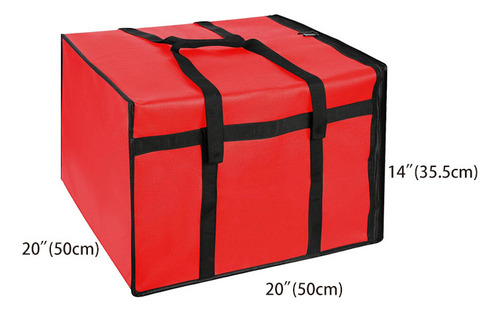 Nuevo Bolsa Aislante For Pizza, 20 X 20 Cm, For Uso