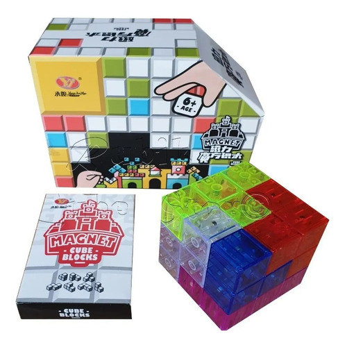 Cubo Soma Rubik Magnético 3x3 Desarmable Color Translucido