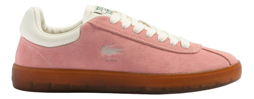 Zapatilla Mujer Lacoste Baseshot Con Suela Traslucida