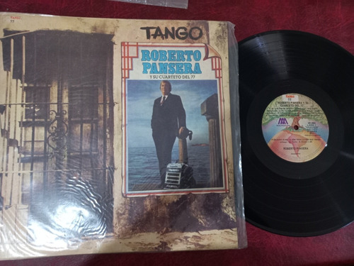 Vinilo Disco Tango Roberto Pansera Y Su Cuarteto Del 77