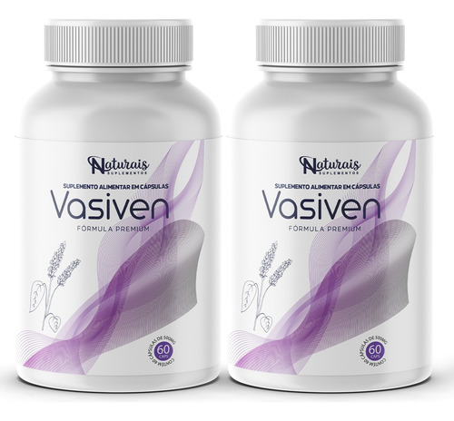 3x Vasiven 60 Caps Original - Fórmula Premium - Envio Hoje Sem Sabor