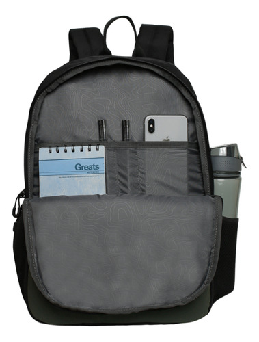 Mochila Engomada Carens Reverse Verde Militar Head