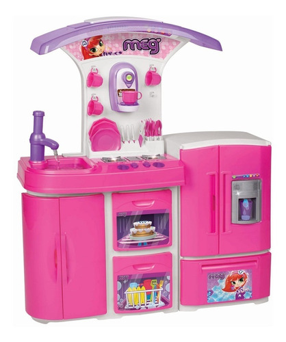 Cozinha Versátil Super Eletrônica Com Som E Luz - Magic Toys