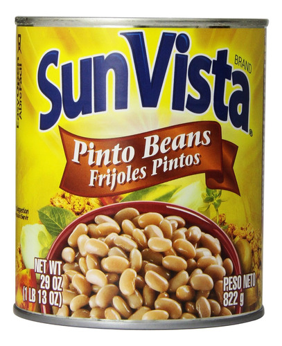 Sun Vista Pinto Frijoles 29 Oz (paquete De 3)
