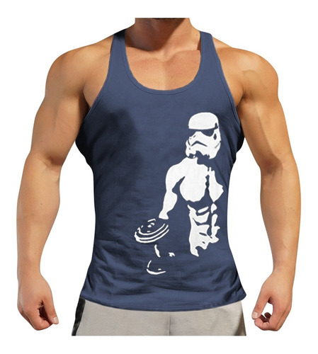 Camisetas Sin Mangas Para Hombre Con Corte Muscular Y Espald