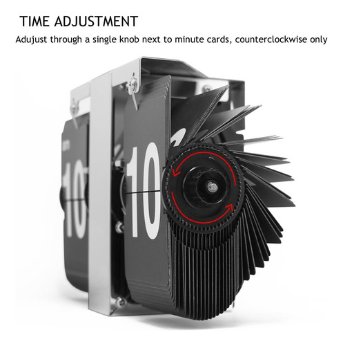 Betus Retro Style Flip Desk Stank Reloj - Classic Mechanical