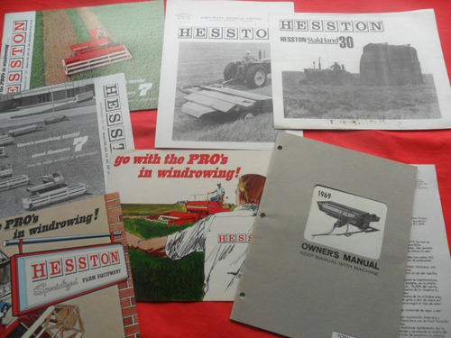 Folletos Hesston Tractor Antiguo Manual 330310