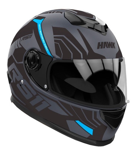 Casco Hawk Rs11 Revo Doble Visor Integral Lentes C