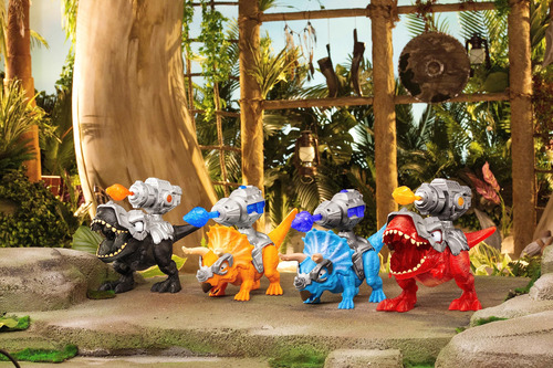 Smashers Dino Island T-rex Battles (versión Roja) De Zuru