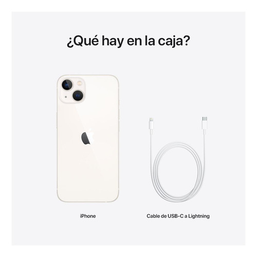 Imagen 9 de 10 de Apple iPhone 13 (128 GB) - Blanco estelar