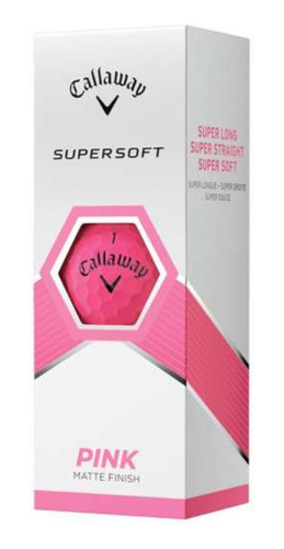 Pelotas Golf Callaway Supersoft Color Pink