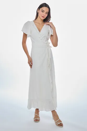 Vestido Liso Largo Crudo Io 13420224052105