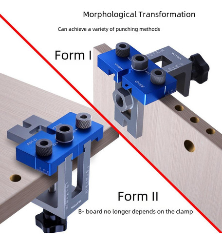 3 En 1 Dowel Jig Drill Kit Locinadores De Carpintería