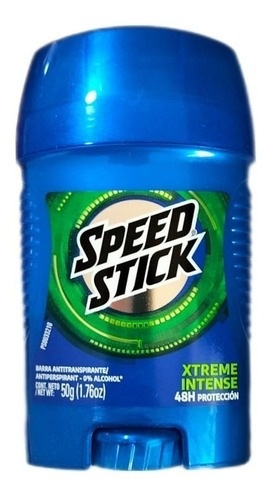 Antitranspirante en barra Speed Stick Xtreme Intense fragancia de mayor intensidad 600 g pack de 12 u
