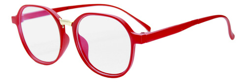 Lentes De Sol Para Mujer Rojos Redondos Para Computadora