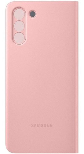 Samsung Case S-view Flip Cover Para Galaxy S21 Plus Rosado