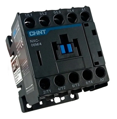 Mini Contactor 6a - 4 Polos Bob: 220vca Chint Nxc-06m/4 220v