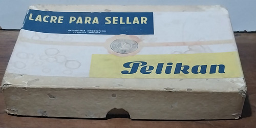 Antigua Caja De Lacre Para Sellar Pelikan. Años 70. (Usado)