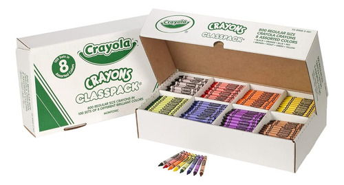 Crayola Crayon Classpack, 800 Conteo, Suministros Escolares