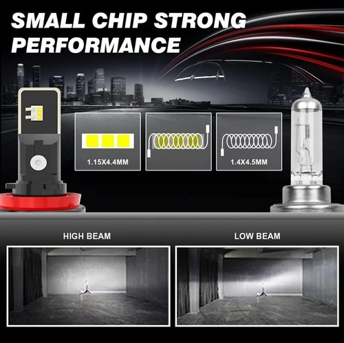 Kit Ampolletas Miniled Premium Csp H4 H19 / Sosegur