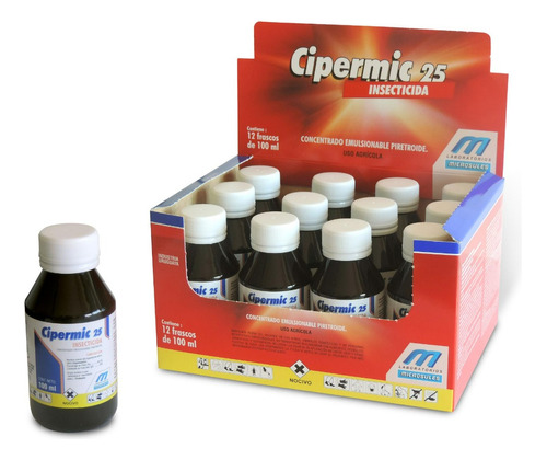 Cipermic 100ml - Insecticida / Caja X 12 Unidades