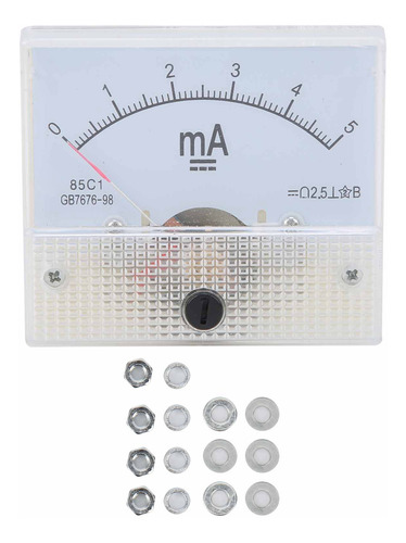 Amperímetro Puntero Dc 0.5ma Medidor De Panel De Corriente