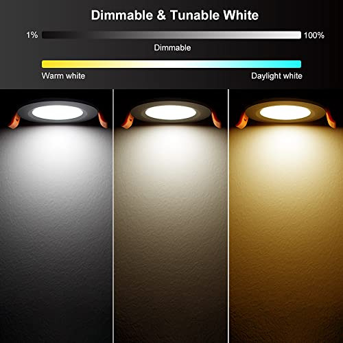 Iluminacin Empotrada Led Wifi 5w, Compatible Con Alexa Y Goo