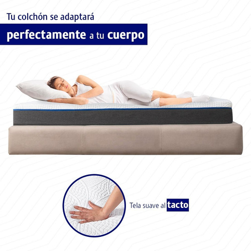 Colchón Memory Foam En Caja 10 Años Garantía Individual
