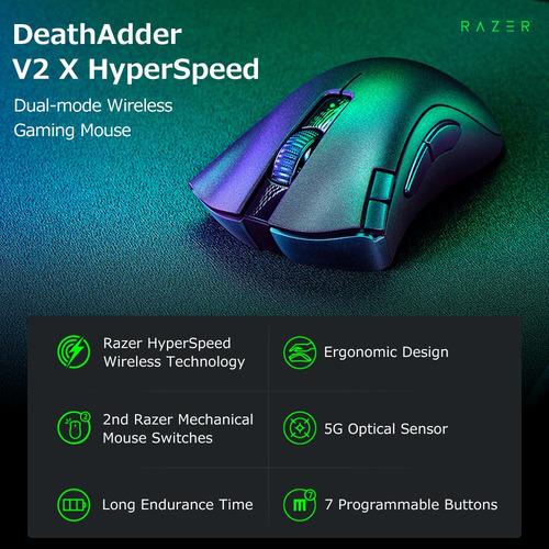 Juegos Inalámbricos De Modo Dual Razer Deathadder V2 X Hyper
