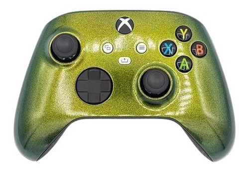 Controle Stelf Xbox Series Com Grip Green Gold